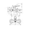 Hansgrohe Logis E Banyo Bataryası