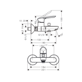 Hansgrohe Logis E Banyo Bataryası