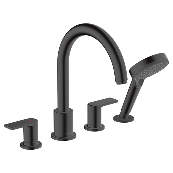 Hansgrohe Vernis Shape 4 Delikli Küvet Bataryası