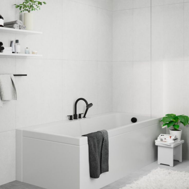 Hansgrohe Vernis Shape 4 Delikli Küvet Bataryası