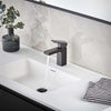 Hansgrohe Vernis Shape Satin Siyah Lavabo Bataryası 100 Kumandalı