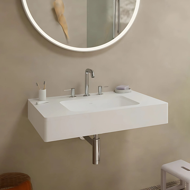Hansgrohe Tecturis S 3 Delikli Lavabo Bataryası 150