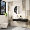 Vitra Geo Oval Çanak Lavabo 55 cm Batarya Delikli