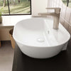 Vitra Geo Oval Çanak Lavabo 55 cm Batarya Delikli