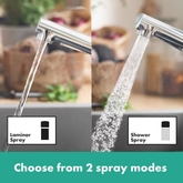 Hansgrohe Zesis M33 Krom Tek Kollu Eviye Bataryası 150 2 jet