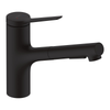 Hansgrohe Zesis M33 Satin Siyah Tek kollu Eviye Bataryası 150 2 jet