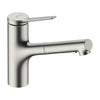 Hansgrohe Zesis M33 Paslanmaz Çelik Tek Kollu Eviye Bataryası 150 2 jet