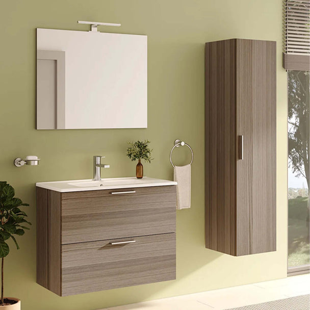 Vitra Mia Cordoba Banyo Dolabı + Ayna Seti 80 cm