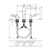Hansgrohe Finoris 3 Delikli Lavabo Bataryası