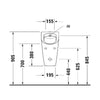 Duravit ME By Starck Rimless Pisuvar