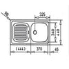 Teka Ebm 45 Sol Damlalıklı Mikroketen Eviye