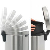 Brabantia Soft Pedallı Çöp Kovası 3lt Parlak Paslanmaz Çelik