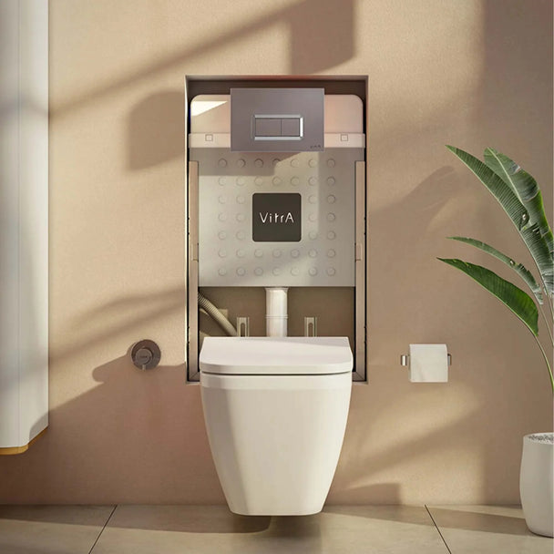 Vitra Gömme Rezervuar 3/6 L 8 cm Metal Ayaklı
