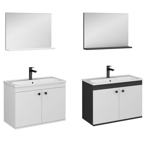 Ece City 80 Banyo Dolabı Seti toplu
