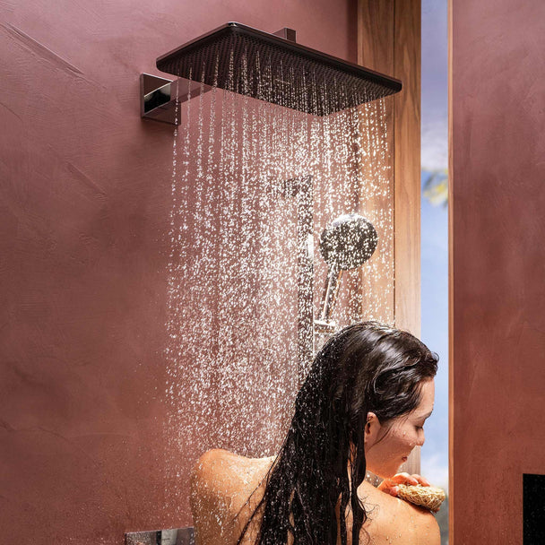 Hansgrohe Alive Q Raindance Tepe Duşu 210/340 2jet Duş Dirseği ile