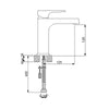 Newarc Aqua Lavabo Bataryası Altın