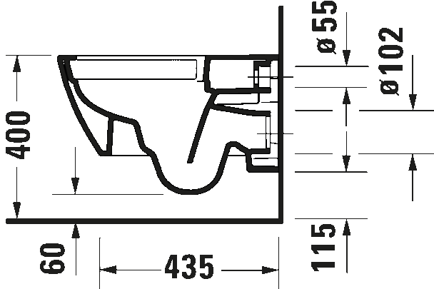 Duravit No.1 Asma Klozet Rimless ve Kapak Seti