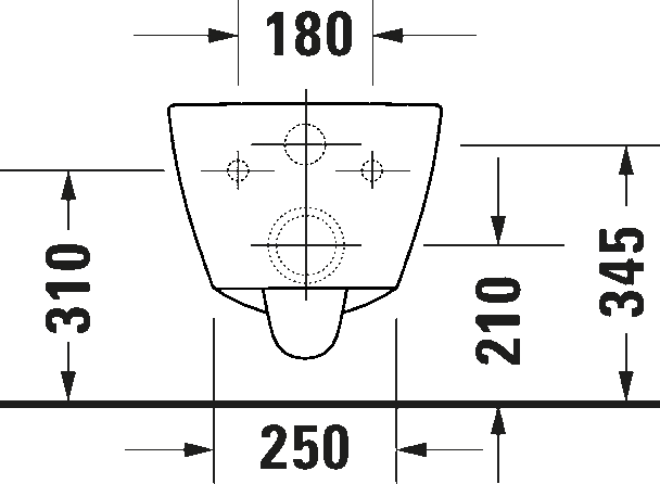 Duravit No.1 Asma Klozet Rimless ve Kapak Seti