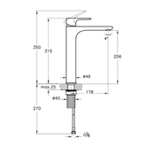 Artema Root Round Lavabo Bataryası (Yüksek)