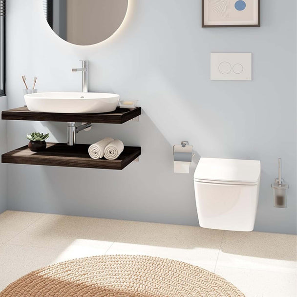 Vitra Base 400 Tuvalet Fırçalığı Duvardan Krom