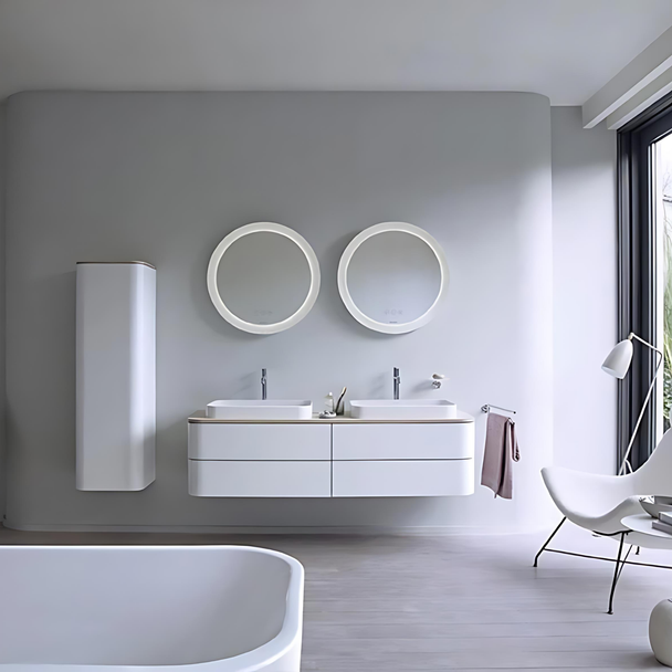 Duravit Happy D.2 Plus Tezgahüstü Lavabo 40 cm