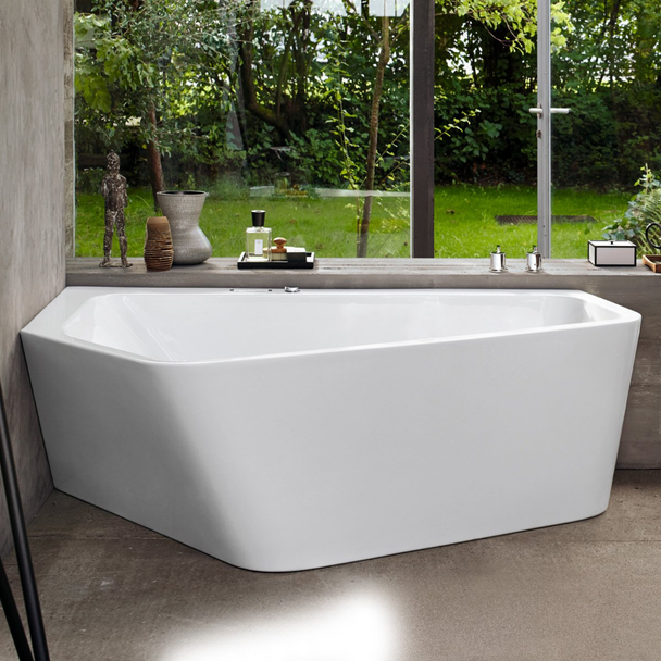 Duravit Paiova 5 Masajlı Jakuzi Alpin Beyaz 190x14 banyo