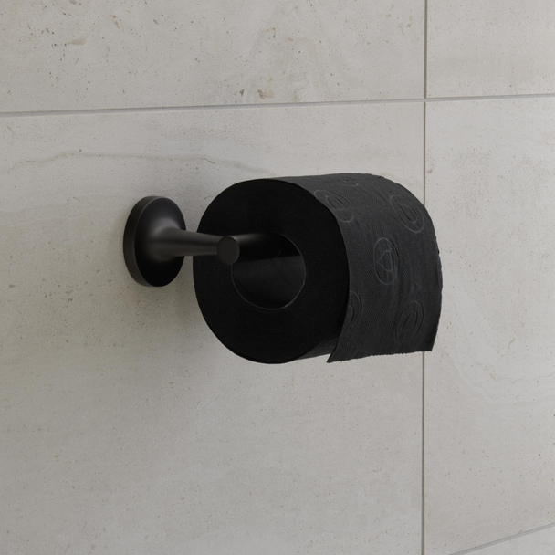 Duravit Starck T Tuvalet Kağıtlığı Açık Mat Siyah alan fotoğrafı