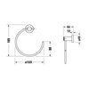 Duravit D-Code Halka Havluluk