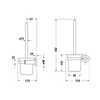 Duravit D-Code Klozet Fırçası Asma