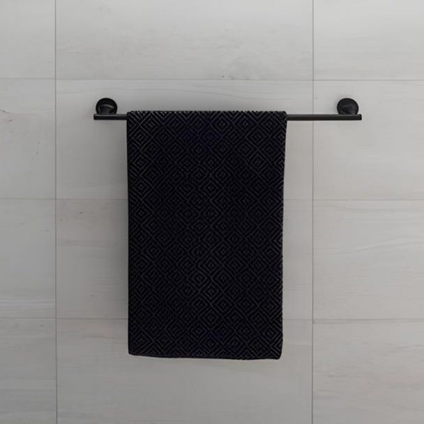 Duravit Starck T Uzun Havluluk 600 mm Mat Siyah