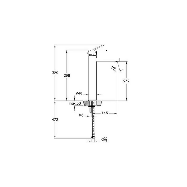 Artema Fold S Lavabo Bataryası (Yüksek) teknik