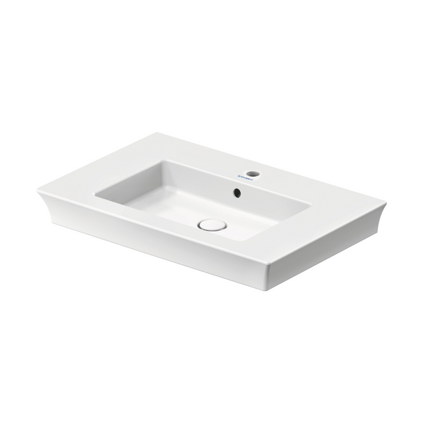 Duravit White Tulip 75 cm Etajerli Lavabo