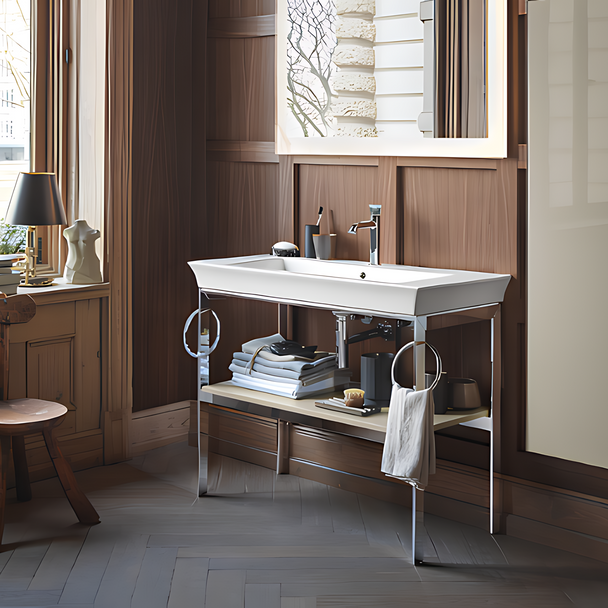 Duravit White Tulip Etajerli Lavabo 105 cm