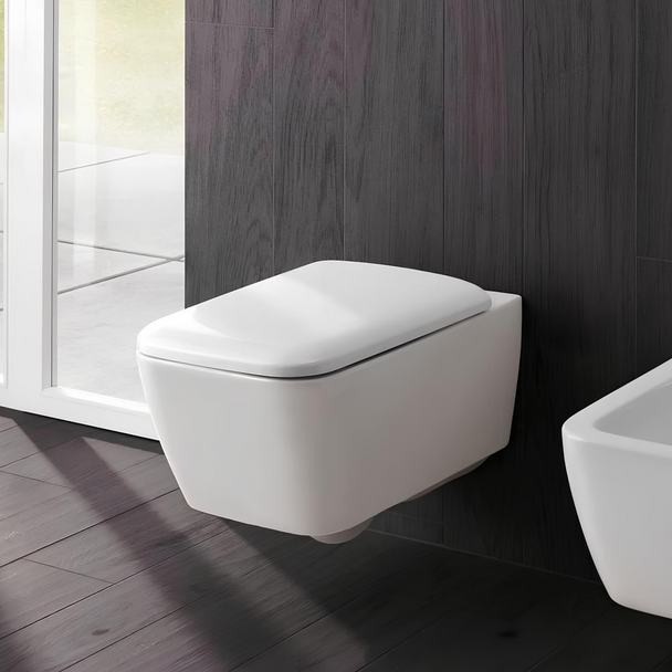 Geberit iCon Square Rimfree Asma Klozet ve Kapak Seti
