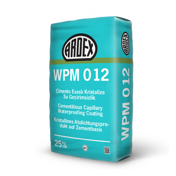 Ardex WPM 012 Çimento Esaslı Kristalize Su Geçirmezlik Ürünü 25 kg