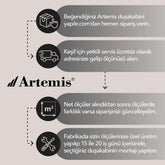 Artemis Bendis Luxury 130 Ön Cephe Duşakabin Bronz Cam