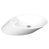 Bocchi Vessel Batarya Banklı Çanak Lavabo 72 cm Beyaz