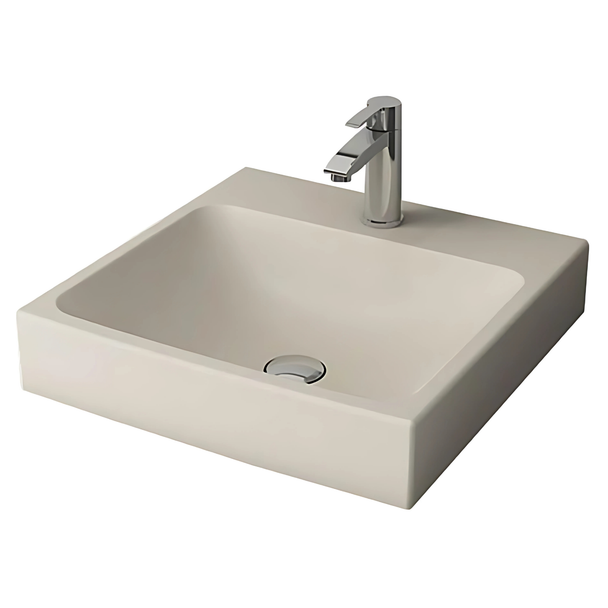 Bocchi Scala Tezgah Üstü Lavabo 48 cm Mat Yasemin