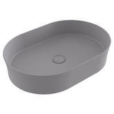 Bocchi Sottlile Slim Line Mat Gri Oval Lavabo 55 cm