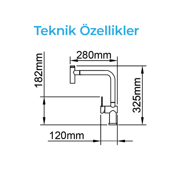Crauf Lusso 4035 Spiralli Eviye Bataryası