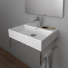 Creavit Next 40 x 50 cm Setüstü Düz Kare Lavabo