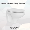 Creavit Perla Kanallı Asma Klozet Seti TP320+KC0703.03