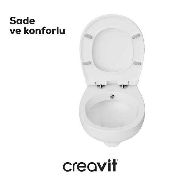 Creavit Perla Kanallı Asma Klozet Seti TP320+KC0703.03