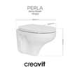 Creavit Perla Kanallı Asma Klozet Seti TP320+KC0703.03