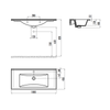 Creavit Su 45 x 100 cm Lavabo