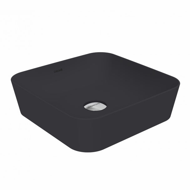Creavit Ultra Kare Çanak Lavabo Mat Antrasit 40cm