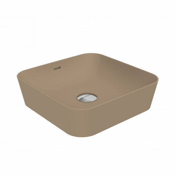 Creavit Ultra Kare Çanak Lav. Mat Cappuccino 40 cm