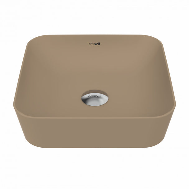 Creavit Ultra Kare Çanak Lav. Mat Cappuccino 40 cm
