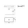Creavit Ultra 80 cm Lavabo Beyaz