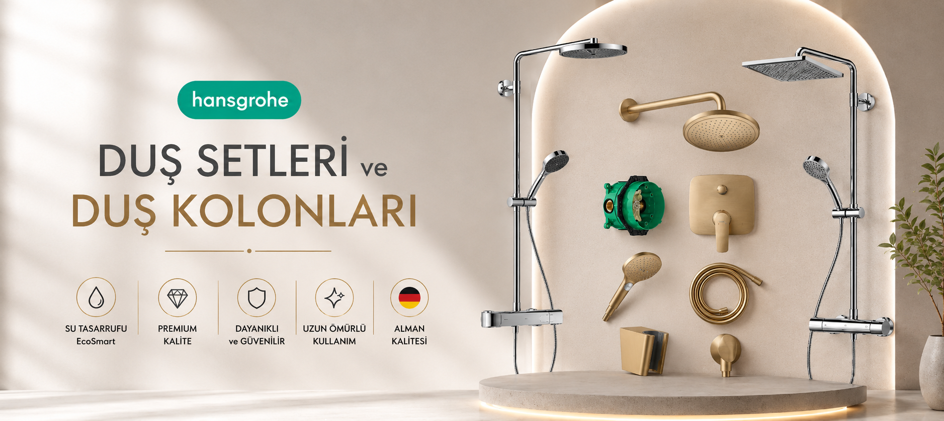 Hansgrohe Duş Setleri ve Duş Kolonları